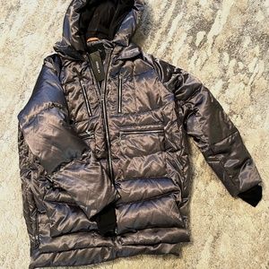 Orolay Down Coat, size Large, silvery gray